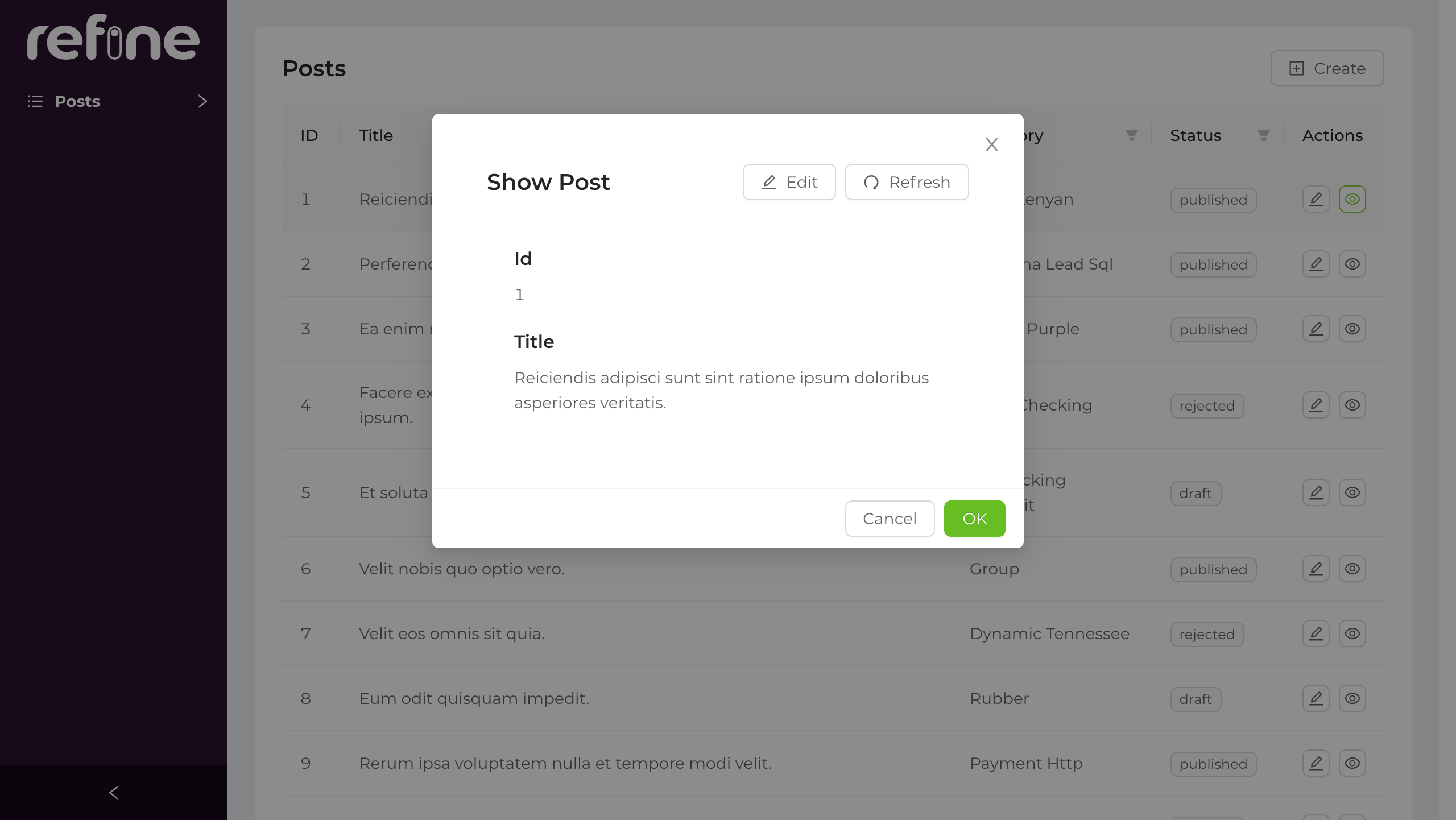 useShow Modal Usage