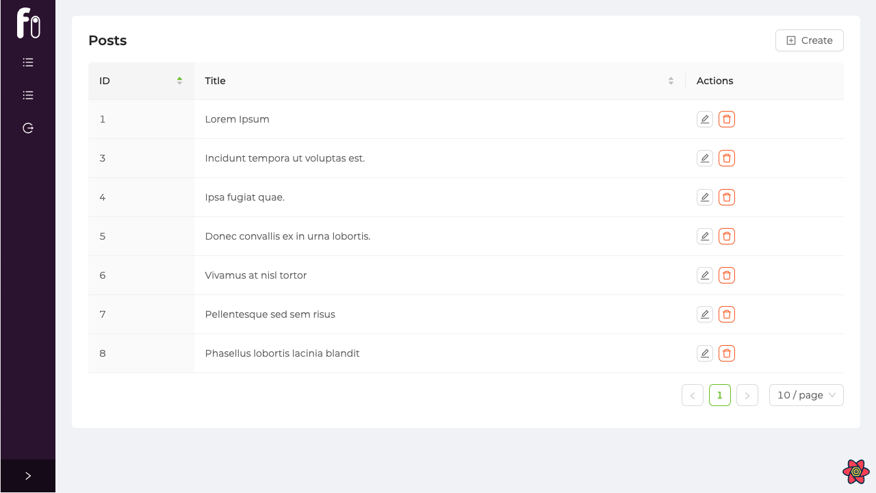 Fields Selection Metadata